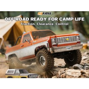  (RENDELÉSRE) FMS 1/10 Chevrolet K5 Blazer FCX10 RTR crawler (narancs)