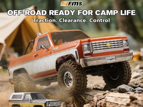 (RENDELÉSRE) FMS 1/10 Chevrolet K5 Blazer FCX10 RTR crawler (narancs)