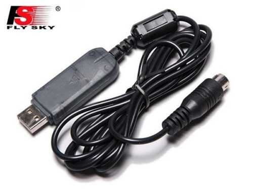 USB program kábel FlySky CT6B és HK T6A , FS I6, 6 csatornás távirányítókhoz 