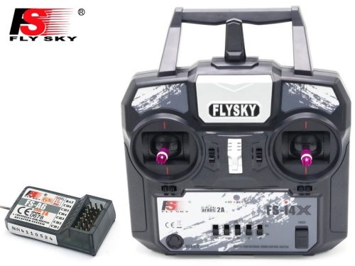 Flysky FS-I4X 2,4GHZ 4 csatornás távirányító + vevő (Mode 2) AFHDS 2A