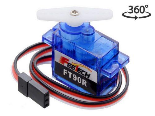 Feetech FS90MR 9g  360 fokos fém fogaskerekes micro robot szervó 1.5kg