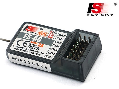 FlySky  FS-A6 2.4GHz 6 csatornás vevő (AFHDS 2A) 