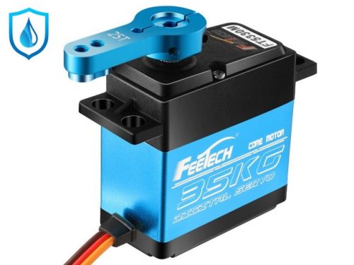 Feetech FT5330M Digitális vízálló szervo HV 7,4V 35kg alu szervókarral 