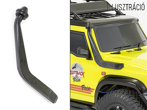 Snorkel FTX / RGT levegő beszívó cső  kisebb 1:10 Crawler autómodellekre (Suzuki, Bronco)