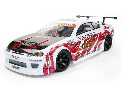 FTX Banzai 1:10 Robbanómotoros 4WD RTR on-road autómodell (fehér)