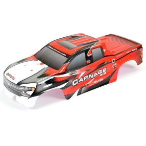 FTX 1:10 Monster, Truggy karosszéria V2 (fehér, piros) FTX 1:10 Monster, Truggy karosszéria V2 (fehér, piros)