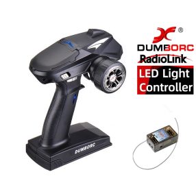   DumboRC / FTX X4 LED, 4 csatornás, 2.4GHz pisztoly távirányító LED vezérléses vevővel  (Radiolink)