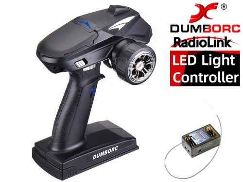 DumboRC / FTX X4 LED, 4 csatornás, 2.4GHz pisztoly távirányító LED vezérléses vevővel  (Radiolink)