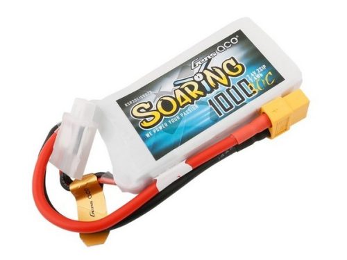 Gens Ace Soaring 7.4V 1000mAh 30C Lipo akku XT60