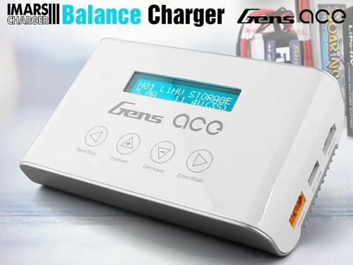 GensAce Imars III PRO  okos töltő LiPo/LiFe/LiHV/NiMH (AC 220V, 100W)