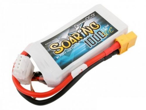 Gens ace 11.1V 1000mAh 3S 30C Lipo akku XT60