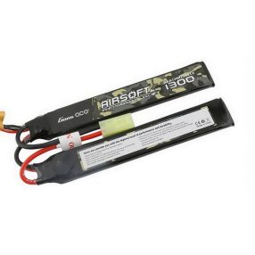 Gens ace 7.4v 1300mAh 2S 25C Airsoft Lipo akku osztott Gens ace 7.4v 1300mAh 2S 25C Airsoft Lipo akku osztott