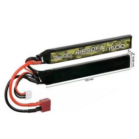 Gens ace 7.4v 1500mAh 2S 25C osztott Airsoft Lipo akku (T Deans csati)   Gens ace 7.4v 1500mAh 2S 25C osztott Airsoft Lipo akku (T Deans csati)