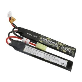 Gens ace 7.4v 1500mAh 2S 25C osztott Airsoft Lipo akku (Tamiya csati)   Gens ace 7.4v 1500mAh 2S 25C osztott Airsoft Lipo akku (Tamiya csati)