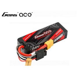   Gens ace 7.4V 2200mAh 60C Kicsi Lipo akku kemény tokos (XT60)