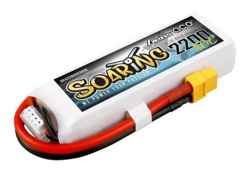 Gens ace 11.1V 2200mAh 3S 30C Lipo akku XT60