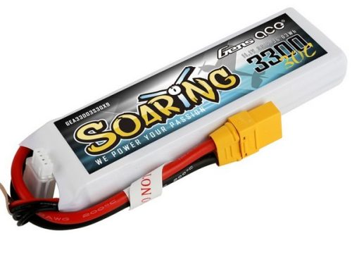 Gens ace 11.1V 3300mAh 3S 30C Lipo akku XT90