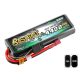 Gens ace ovál 7.4V 4400mAh 60C Lipo akku kemény tokos (T Deans)