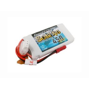 Gens ace Soaring 7.4V 450mAh 30C Lipo akku JST 