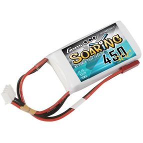 Gens ace 11.1V 450mAh 3S 30C Lipo akku JST