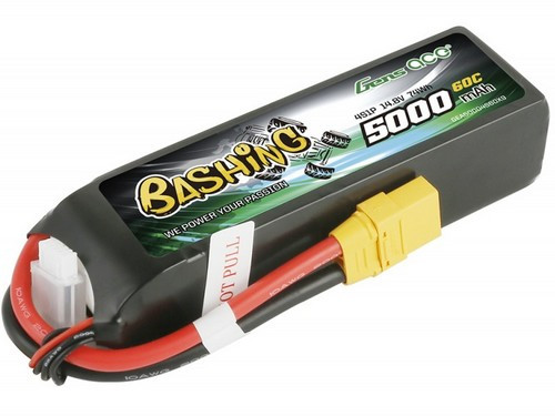 Gens ace Bashing 14.8V 5000mAh 4S 60C Lipo akku XT90 PC tok (Arrma 1:8) 