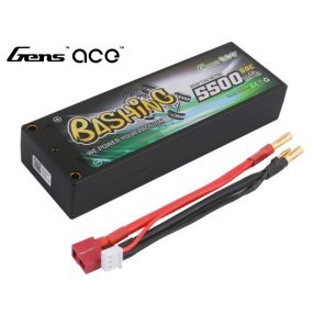 Gens ace Bashing 7,4V 5500mAh 60C kemény tokos LiPo akkumulátor (T Deans)   Gens ace Bashing 7,4V 5500mAh 60C kemény tokos LiPo akkumulátor (T Deans)