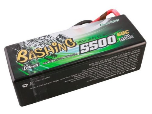 Gens ace 14.8V 5500mAh 60C kemény tokos LiPo akkumulátor (XT90)