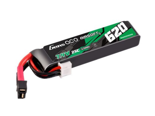 Gens ace 7.4v 620mAh 2S 25C Airsoft Lipo akku (pisztoly)