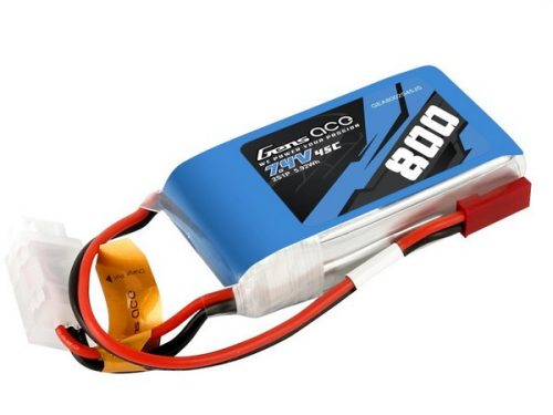 Gens Ace  7.4V 800mAh 45C LiPo akkumulátor JST