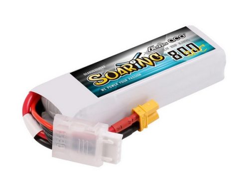 Gens ace 11.1V 800mAh 3S 30C Lipo akku XT30