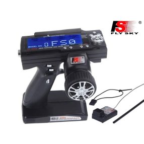   FlySky FS-GT3B  3 csatornás 2.4GHz pisztoly távirányító  vevővel (AFHDS) 