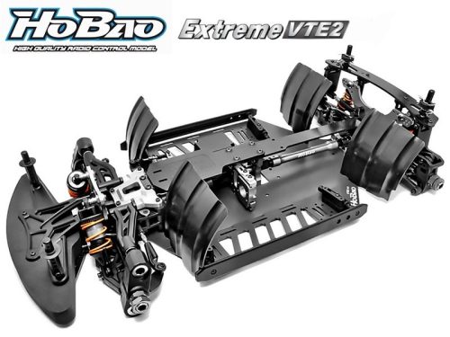 (RENDELÉSRE) Hobao Hyper VTE2 1:8 On-Road extrém sebességhez fejlesztett alváz