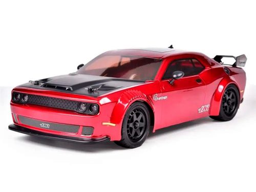 HNR DODGE CHALLENGER 1:10 brushless 4WD onroad  RTR  autómodell piros (HNR Panther)