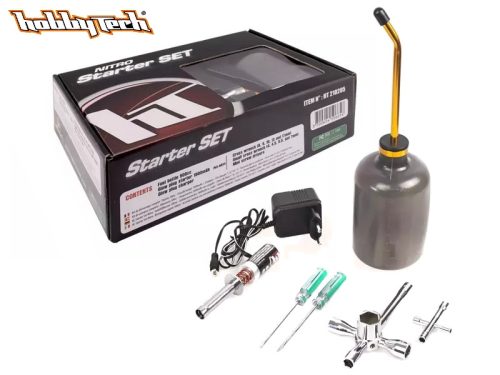 HobbyTech Nitro Starter készlet robbanómotoros autómodellekhez 