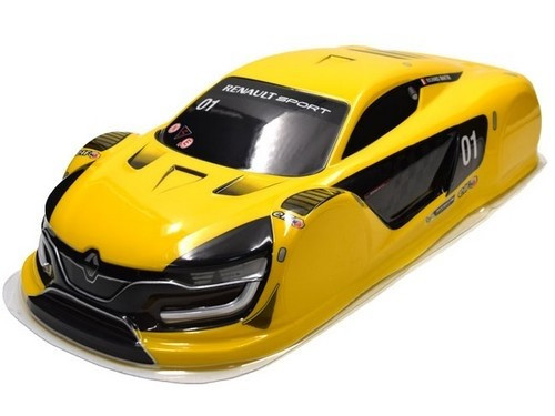 1:10 Renault RS01 Race festett karosszéria (sárga)