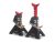 Jack stand 3T Racsnis tartóbak 1:10 autómodellekehez 2db (fekete/piros)