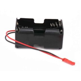   Vevőakku tartó (elemtartó) JST csatlakozó 4db AA akkuhoz vagy elemhez 