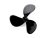 Graupner/Pelikan propeller, 3 ágú 40mm  (ellentétes forgásirány)