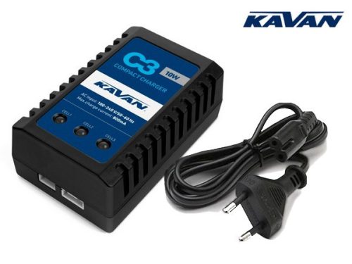 Kavan C3, 230V LiPo  töltő 2/3s , 800mA