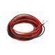 Szilikon kábel 1 mm2 (17 AWG) Piros és Fekete 2x50cm
