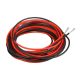 Szilikon kábel 1.5 mm2 (15 AWG) Piros és Fekete 2x50cm