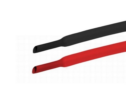 Zsugorcső kábelekhez piros és fekete 3mm 2x25cm
