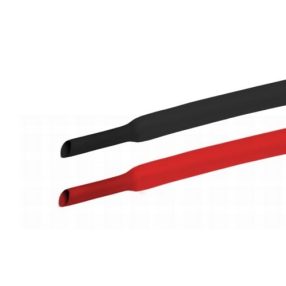 Zsugorcső kábelekhez piros és fekete 4mm 2x25cm Zsugorcső kábelekhez piros és fekete 4mm 2x25cm