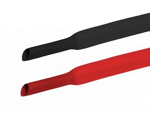 Zsugorcső kábelekhez piros és fekete 6mm 2x25cm