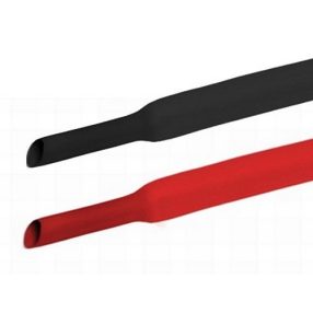 Zsugorcső kábelekhez piros és fekete 8mm 2x25cm  Zsugorcső kábelekhez piros és fekete 8mm 2x25cm