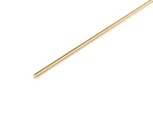 Sárgaréz kör rúd  1mm x 1m, SZÁLLÍTÁS CSAK 3 FELÉ VÁGVA!