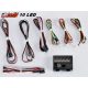 Killerbody 10 LED élethű RC vezérelt LED világítás készlet
