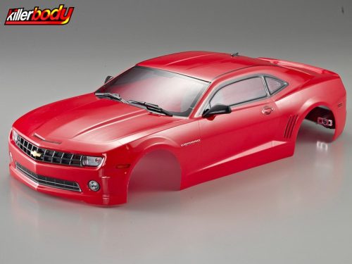 KILLERBODY 1:10 2011 Camaro festett Lexan karosszéria piros (190mm)