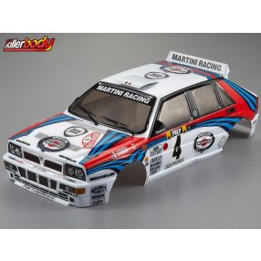   KILLERBODY 1:10 Lancia Delta HF Integrale Gruppe A rally festett karosszéria (195mm)