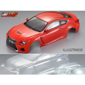   Killerbody 1:10 Lexus RC F festetlen Lexan karosszéria (195mm)